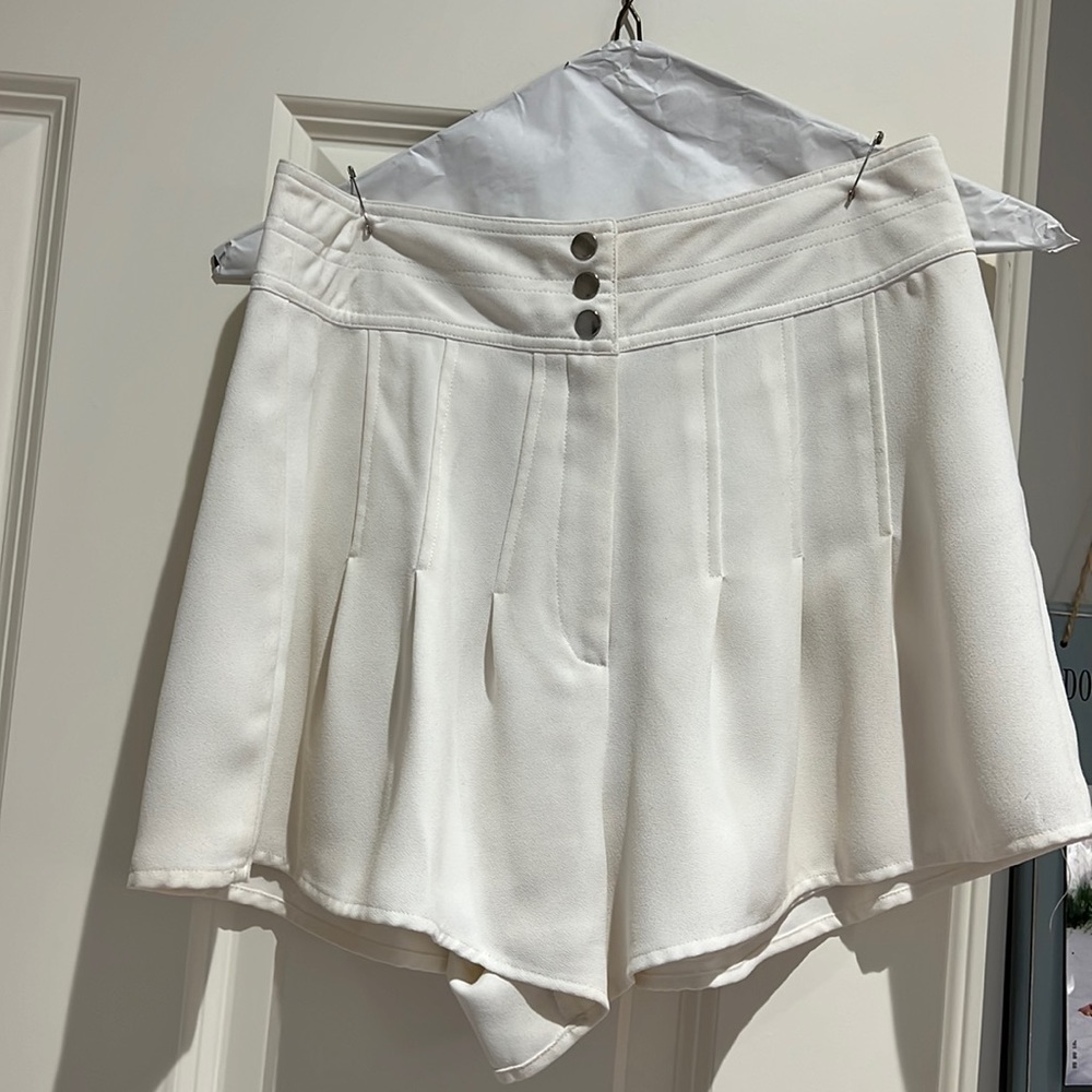 ramy brook ivory shorts